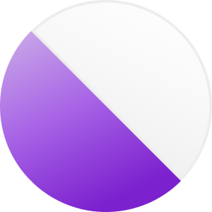 Violetti / Valkoinen